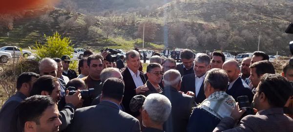 بازدید وزیر جهاد کشاورزی از اراضی و باغات خسارت دیده از سیل ۹۸