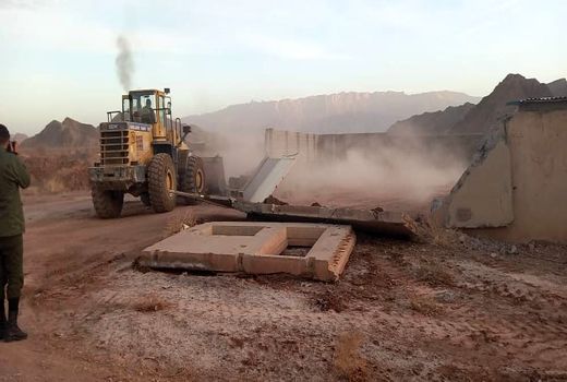 قلع و قمع ۶۰ هزارمترمربع اراضی در کرمان