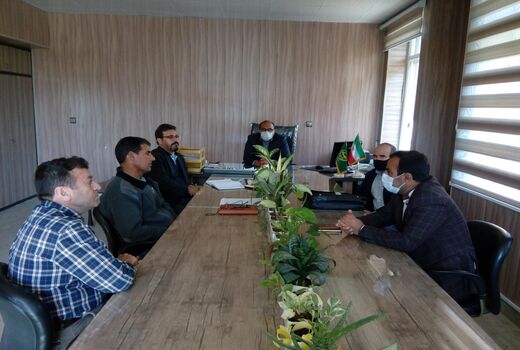 جلسه ستاد سن غلات جهاد کشاورزی چناران با حضور مسئول ستاد سن 