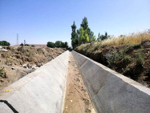 اتمام ساخت دو کانال آبرسان در بیضا