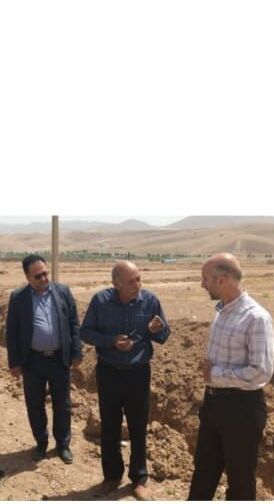 بازدید رئیس سازمان جهاد کشاورزی لرستان از پروژه ۳۷۰ هکتاری آبیاری تحت فشار منطقه پل هرو ( روستای کلجوب)