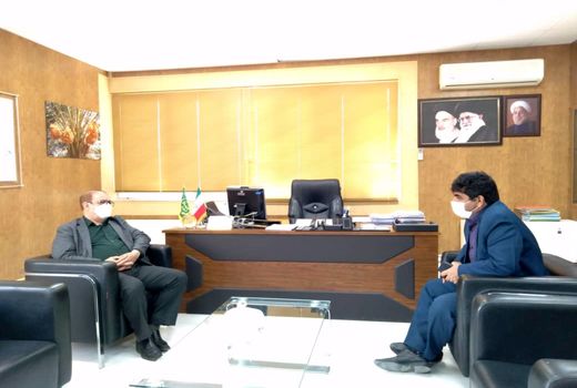 دیدار معاون‌ آب و خاک وزارت جهاد کشاورزی با رئیس سازمان جهاد کشاورزی استان ایلام 