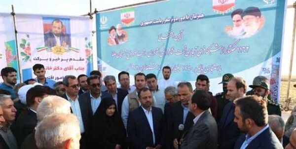 شبکه فرعی آبیاری تحت فشار دشت قره بلاغ آذربایجان شرقی افتتاح شد