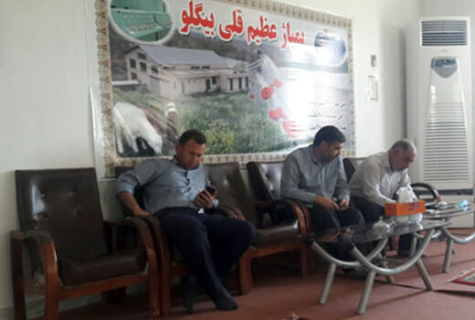 بهره برداری سیستم آبیاری تحت فشار 250 هکتار از اراضی کشاورزی خداآفرین