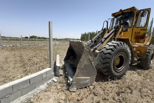 قلع و قمع ۲۳ مورد تغییر کاربری غیرمجاز در اراضی کشاورزی میاندوآب