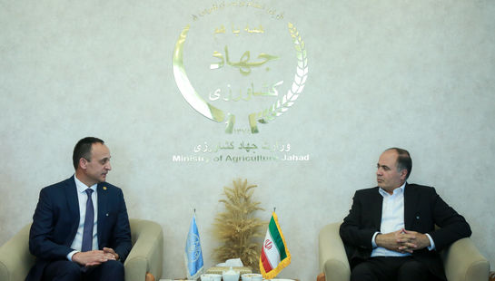  دیدار وزیر کشاورزی با نماینده فائو 