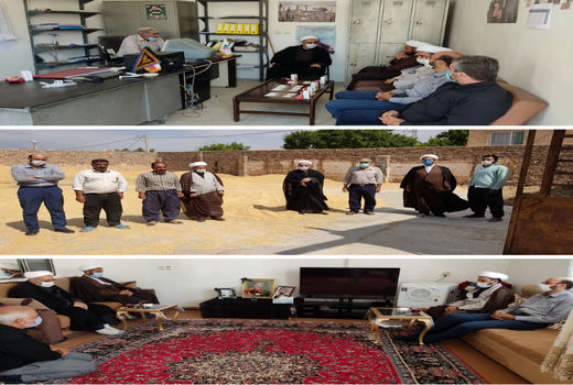 بازدید مسؤل حوزه نمایندگی ولی فقیه در سازمان جهاد کشاورزی استان قزوین از مناطق سیل زده آوج