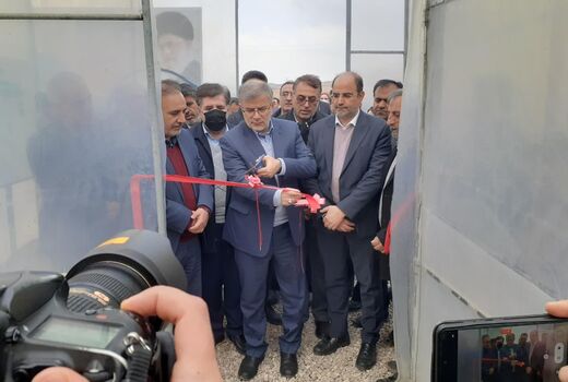 افتتاح یک واحد گلخانه توت فرنگی در شهرستان اشتهارد 