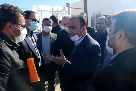مدیرعامل و رئیس هیئت مدیره شرکت شهرک‌های کشاورزی کشور از شهرک گلخانه‌ای نودهک بازدید کرد