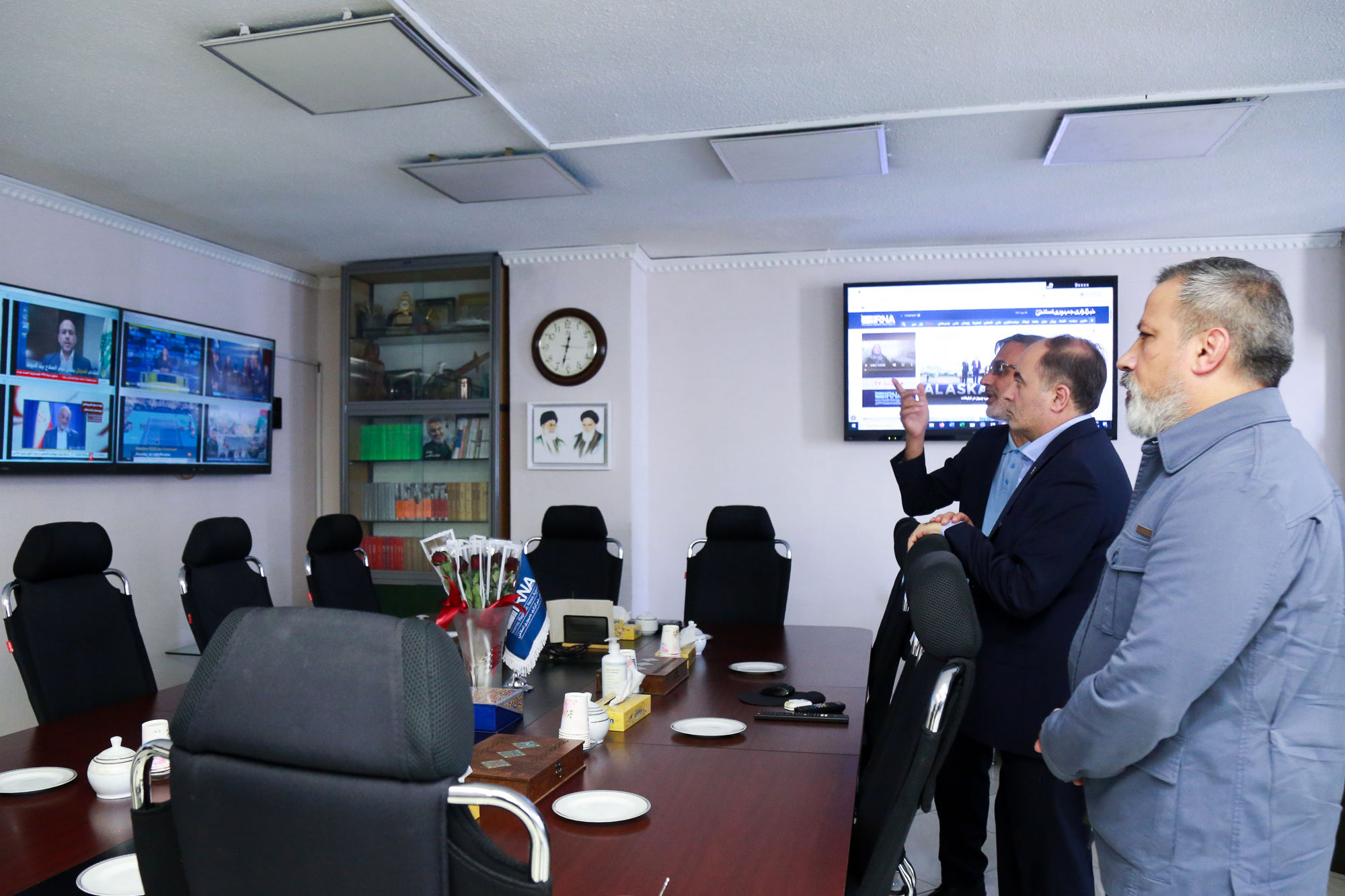  بازدید وزیر جهاد کشاورزی از خبرگزاری ایرنا 