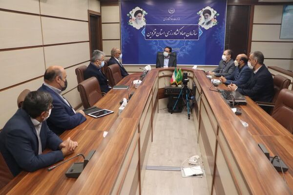دیدار مدیر شعب بانک کشاورزی قزوین با رییس سازمان جهاد کشاورزی استان قزوین