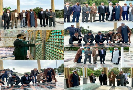 غبارروبی و عطرافشانی مزار شهدای گمنام و شهدای جهادکشاورزی گلستان به مناسبت هفته بزرگداشت جهادکشاورزی