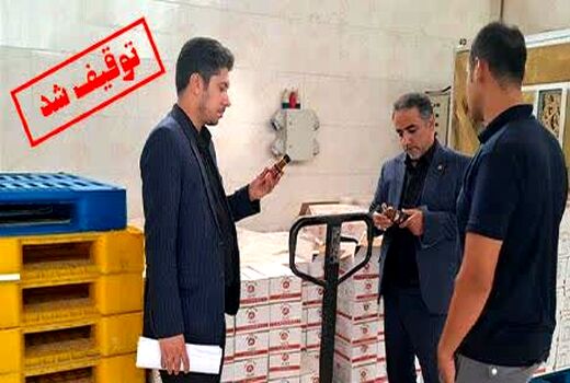 توقیف بیش از چهار تن از محصولات و مواد اولیه غیر بهداشتی