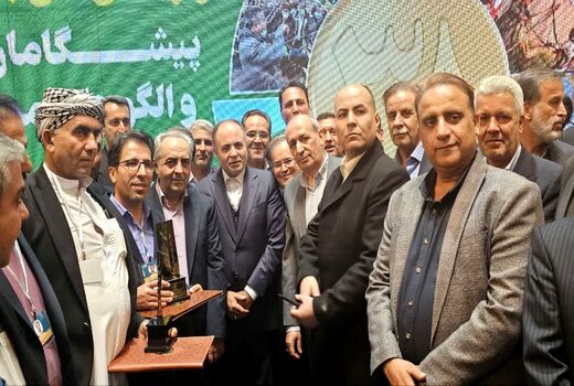 12 بهره بردار نمونه ملی بخش کشاورزی آذربایجان شرقی از دستان رئیس جمهور لوح تقدیر گرفتند
