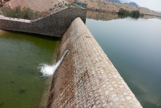 آبگیری کامل سد و بندهای خاکی شهرستان گراش  