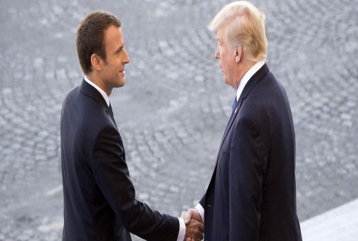 رایزنی ماکرون و ترامپ با محوریت ایران