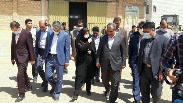 بازدید استاندار قزوین از اتحادیه شرکت های تعاونی روستایی شهرستان بویین زهرا