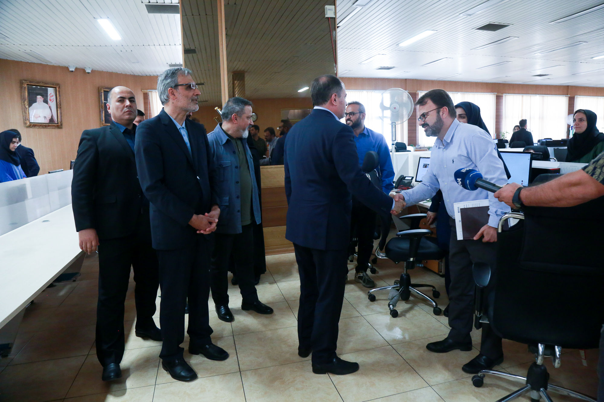  بازدید وزیر جهاد کشاورزی از خبرگزاری ایرنا 