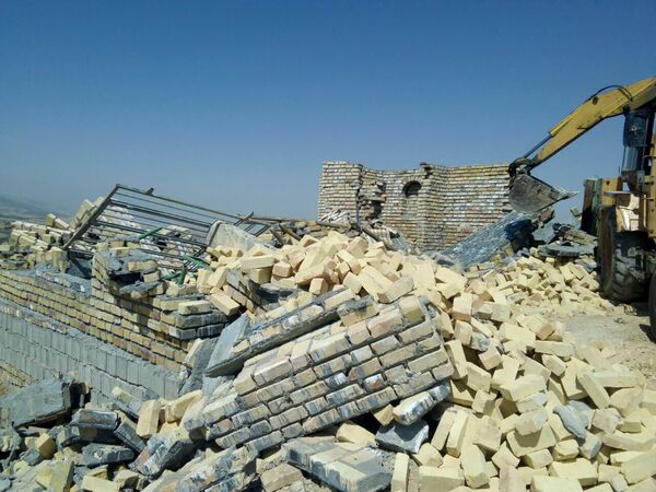 قلع و قمع ۷۰۰ متر مربع ساخت و ساز غیر مجاز شهرستان بجنورد در ۵ روز 