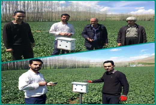 نصب دستگاه دیتالاگر هواشناسی در شهرستان بوکان 