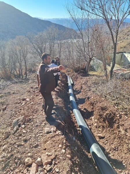 حمایت جهاد کشاورزی از باغداران دشت زر دنا با توسعه شبکه آبیاری