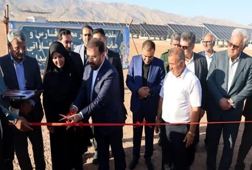 افتتاح بزرگترین نیروگاه خورشیدی سروستان در هفته جهاد کشاورزی