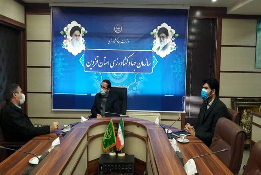 رییس سازمان جهاد کشاورزی استان قزوین با رییس انجمن زیتون استان دیدار و گفتگو کرد