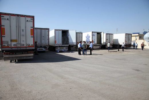 افزایش تردد کامیون ها در گمرکات به دلیل افزایش صادرات محصولات کشاورزی 