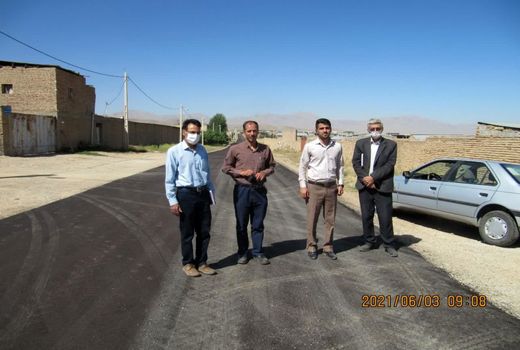  عملیات اجرایی جاده اصلی مجتمع دامداری ماه بانوی شهر کیان پایان یافت 