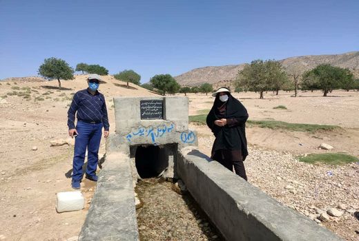 عملیات مرمت قنات 