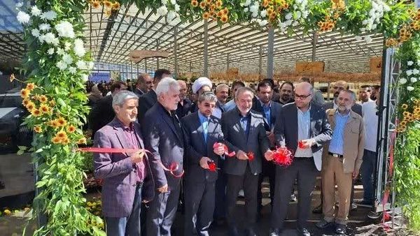 بازار بزرگ گل قزوین افتتاح شد