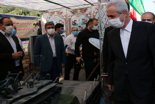 نمایشگاه دستاوردهای دفاع مقدس و مقاومت در محل پارک شمیم پایداری تبریز افتتاح شد