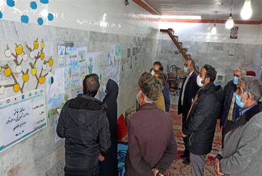 برگزاری مسابقه نقاشی کودکان با موضوع آسمان آبی، زمین پاک در روستای خاصلو بخش گوگان از توابع شهرستان آذرشهر 