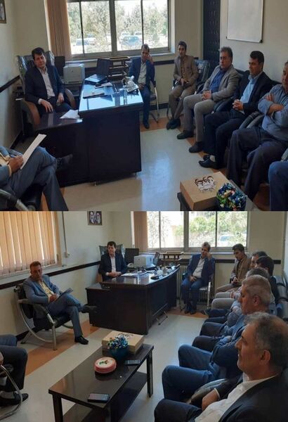 نشست هم اندیشی معاون بهبود تولیدات دامی سازمان جهاد کشاورزی ایلام با مدیر تعاون روستایی استان 