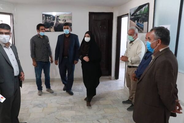 بازدید رییس مرکز سازمان جهاد کشاورزی استان قزوین از مرکز جهاد پیریوسفیان ‌