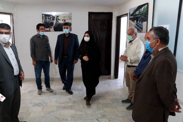 بازدید رییس مرکز سازمان جهاد کشاورزی استان قزوین از مرکز جهاد پیریوسفیان ‌