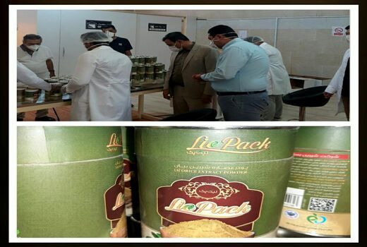 راه اندازی واحد راکد بسته بندی پودر شیرین بیان در کرمانشاه