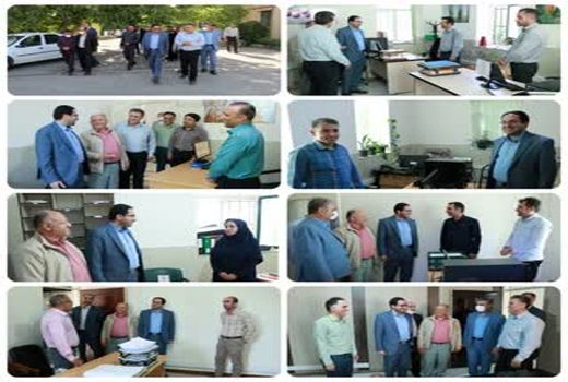 بازدید رییس سازمان جهاد کشاورزی استان قزوین از مدیریت جهاد کشاورزی شهرستان آوج