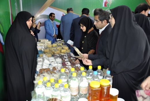 افتتاح نمایشگاه دستاوردهای زنان روستایی و عشایر در بیرجند 