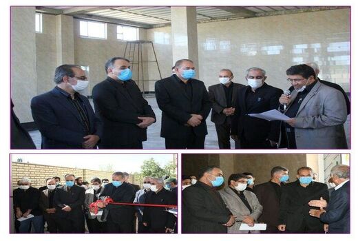 افتتاحیه سردخانه و انبار نگهداری محصولات کشاورزی به مناسبت هفته دولت در شهرستان خرمدره