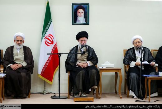 دیدار رئیس و مسئولان قوه قضائیه با رهبر انقلاب
