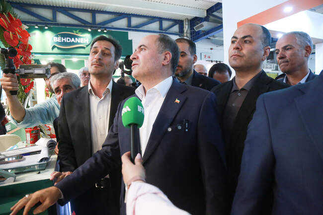  بازدید وزیر جهاد کشاورزی از سی و دمین نمایشگاه بین المللی صنایع کشاورزی 