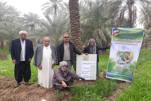 آموزش کشاورزان آبادانی در سایه کاروان ترویجی