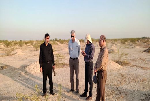 بازدید مدیر کل دفتر امور بیابان از پروژه های منابع طبیعی خوزستان