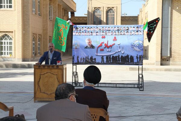 مراسم گرامیداشت هفته دفاع مقدس در سازمان جهاد کشاورزی استان یزد بر گزار شد