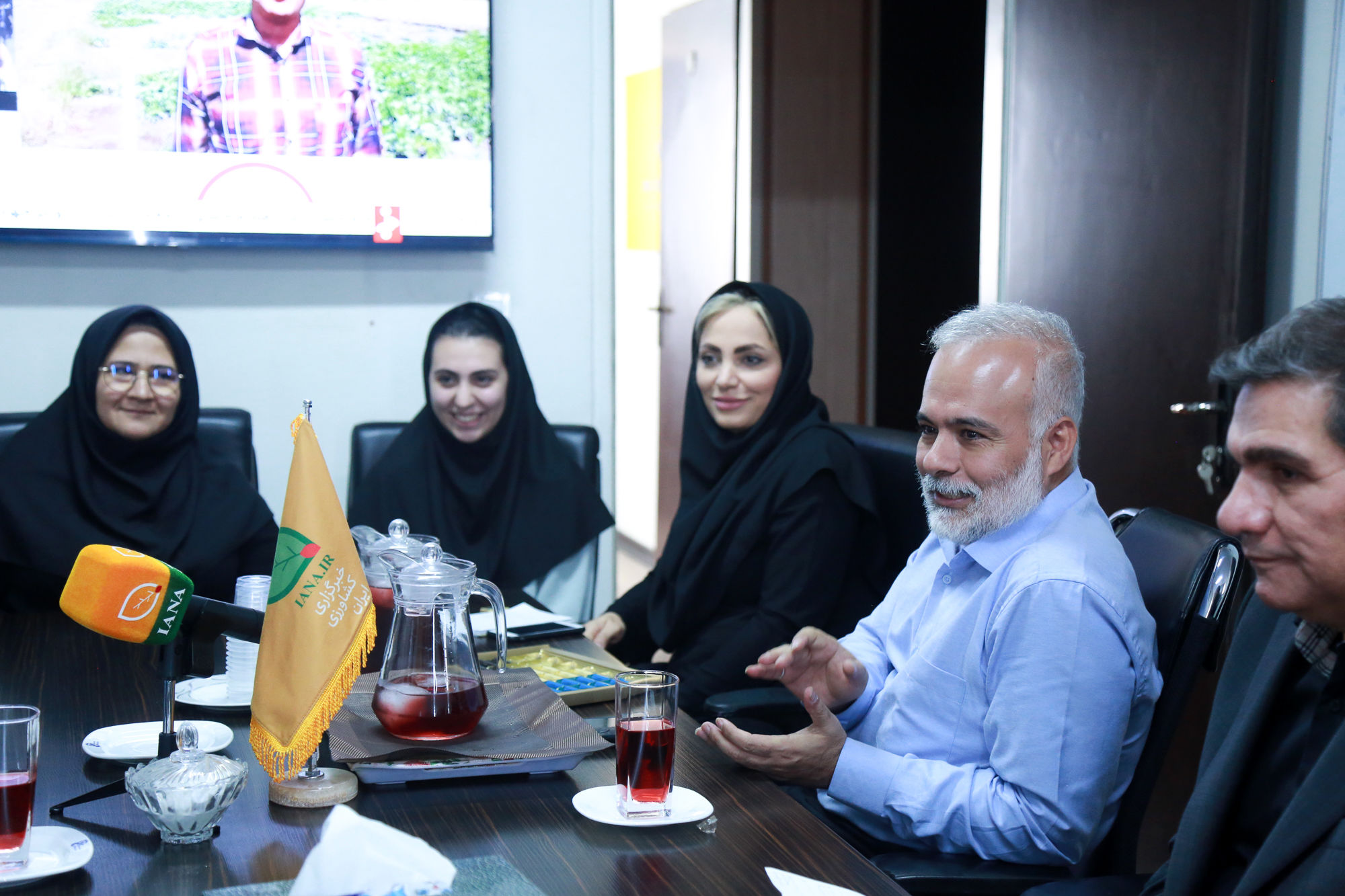 بازدید رئیس مرکز روابط عمومی وزارت جهاد کشاورزی از خبرگزاری ایانا 