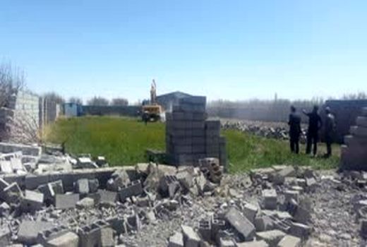 قلع و قمع 862 مورد بنا و مستحدثات غیر مجاز در اراضی کشاورزی آذربایجان غربی