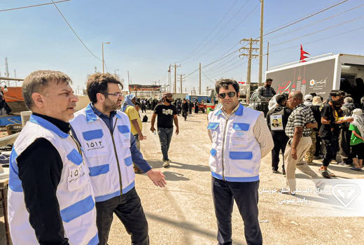 استقرار اکیپ‌های بهداشتی دامپزشکی خوزستان در پایانه‌های مرزی استان در ایام اربعین