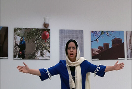 هنرنمایی بانوی نقال در گفت‌وگوی فرهنگی ایران و اوکراین