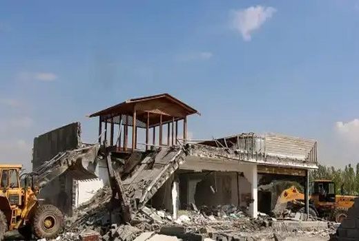 تخریب 270 مورد ساخت و ساز غیر مجاز در اراضی کشاورزی ساوجبلاغ